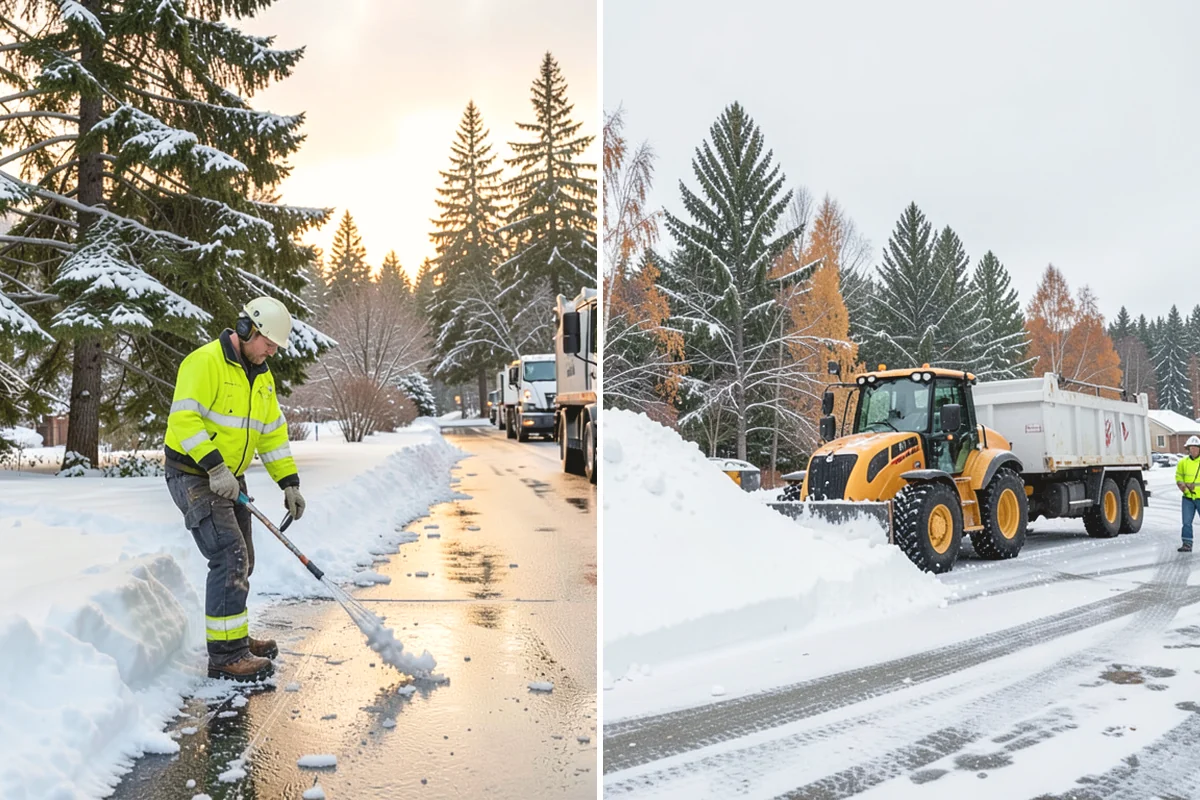 Bus Stop Clearing in Ruston, Pierce County, WA - Locate the shelter, boarding pad, and sidewalk tie-in