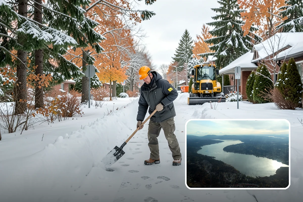 Bus Stop Clearing in Sammamish, King County, WA - Gives transit riders a safe path to board
