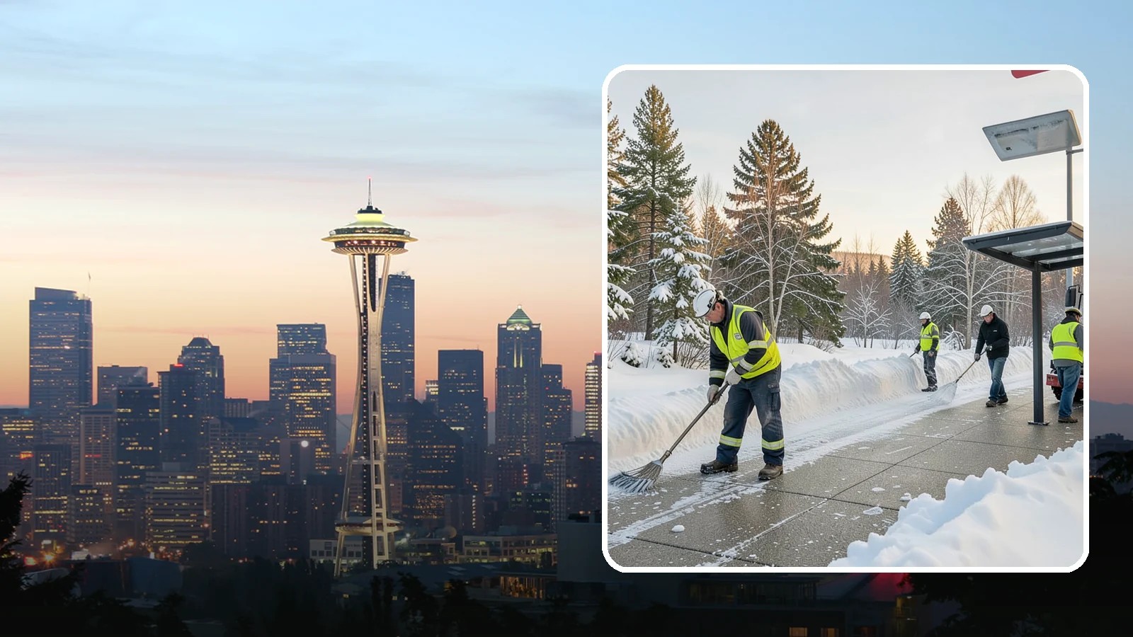 Bus Stop Clearing in Seattle, King County, WA - We clear bus stops, shelters, and boarding pads so transit riders board safely during Western Washington snow and ice.