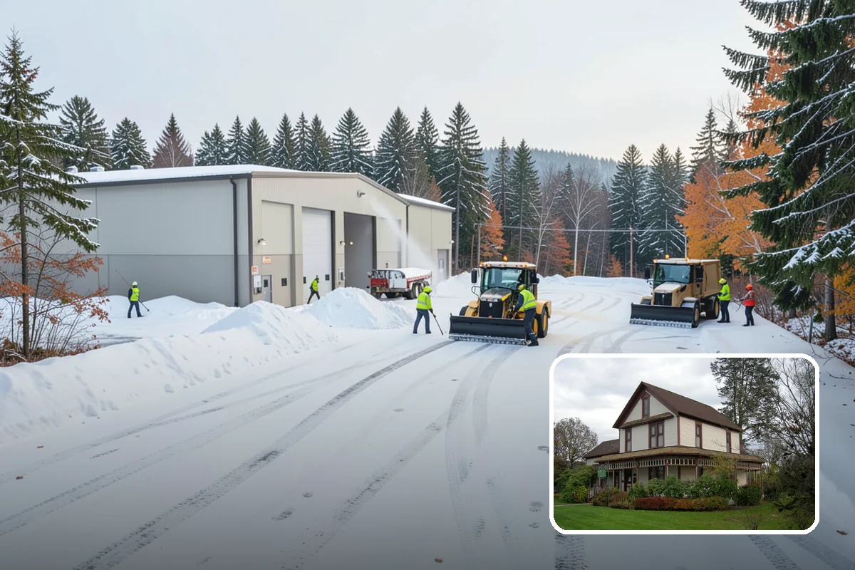 Bus Stop Clearing in Sumner, Pierce County, WA - Gives transit riders a safe path to board