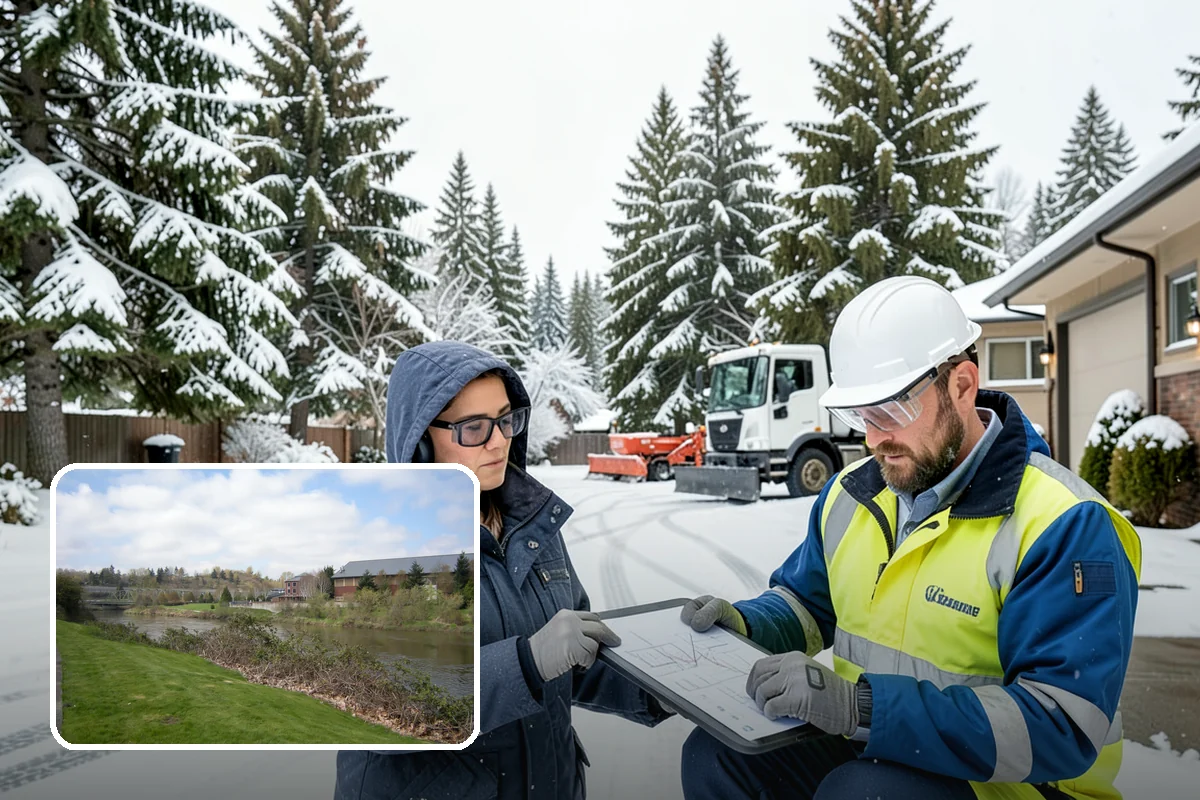 Bus Stop Clearing in Tukwila, King County, WA - Gives transit riders a safe path to board