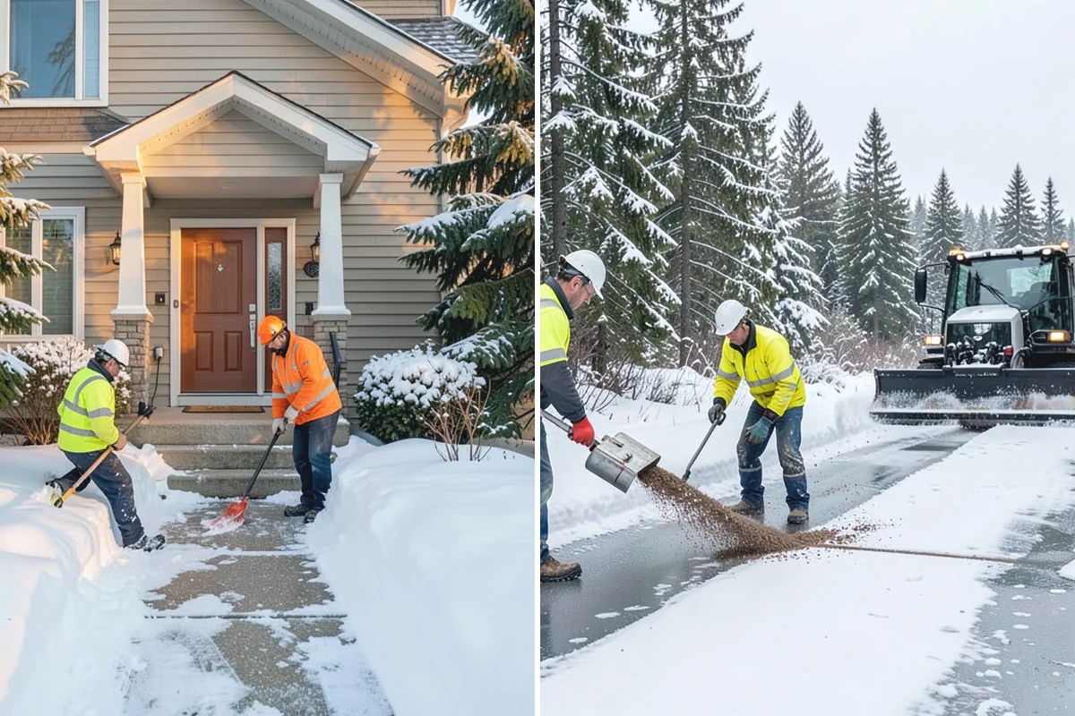 Bus Stop Clearing in Wilkeson, Pierce County, WA - Locate the shelter, boarding pad, and sidewalk tie-in