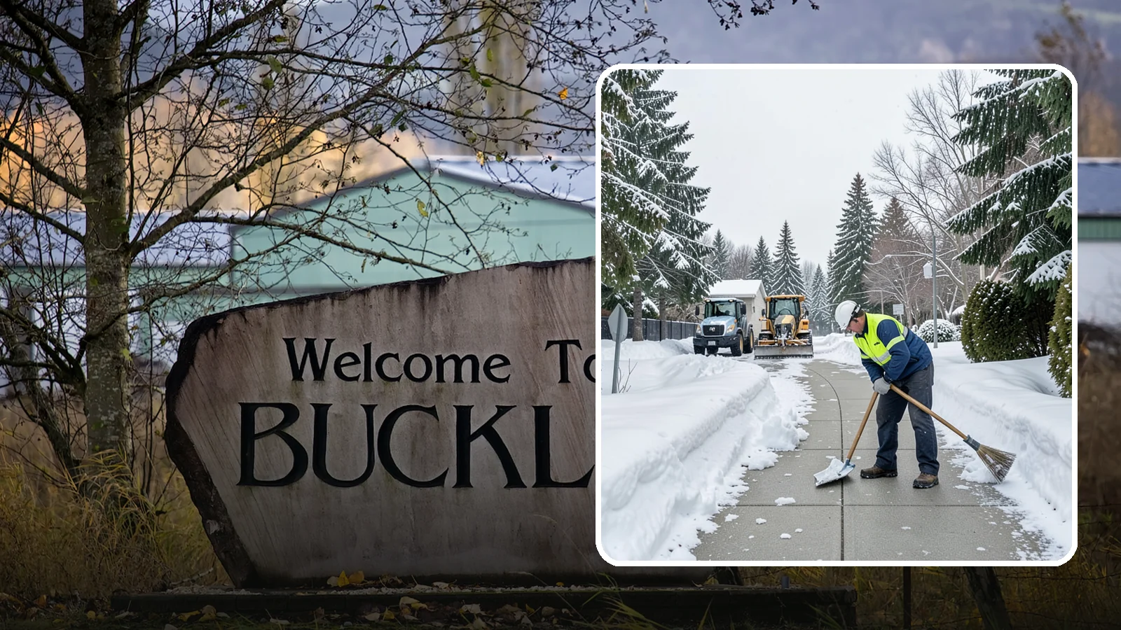 Business Entrance Clearing in Buckley, Pierce County, WA - Keep your business's front doors, entry walks, and thresholds safe and welcoming through every Western Washington ice event.