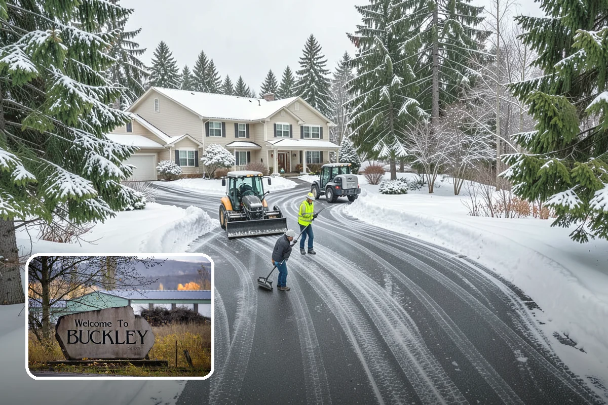Business Entrance Clearing in Buckley, Pierce County, WA - Safe, welcoming doorways for staff and customers