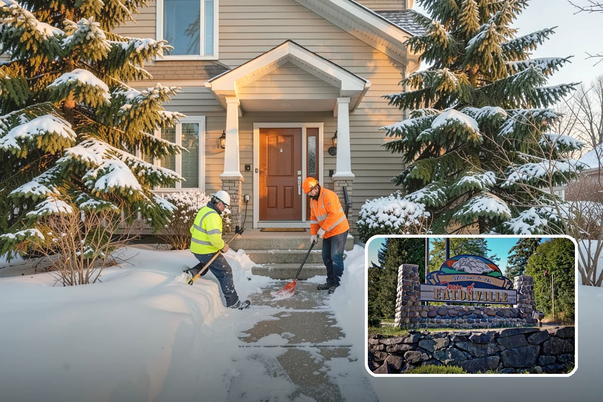 Business Entrance Clearing in Eatonville, Pierce County, WA - Safe, welcoming doorways for staff and customers