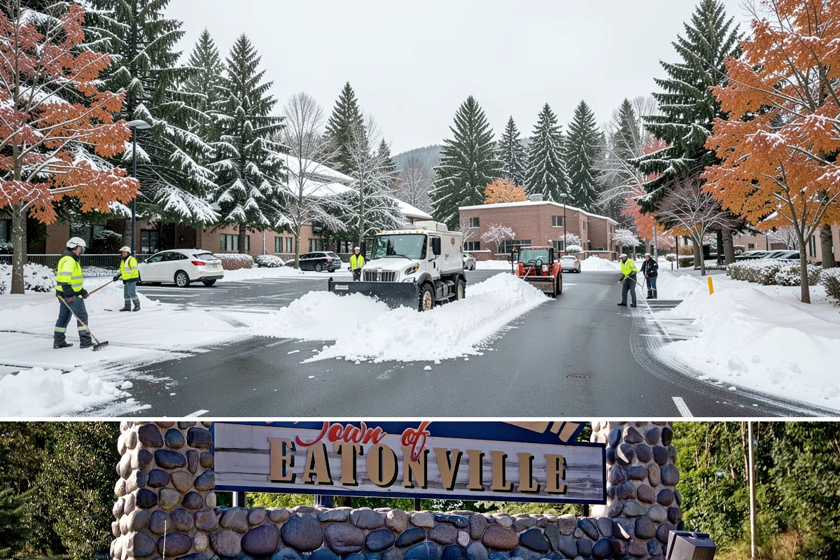 Business Entrance Clearing in Eatonville, Pierce County, WA - Entrance clearing matters most during January's freeze-thaw cycles when shaded doorways stay icy well into the day.