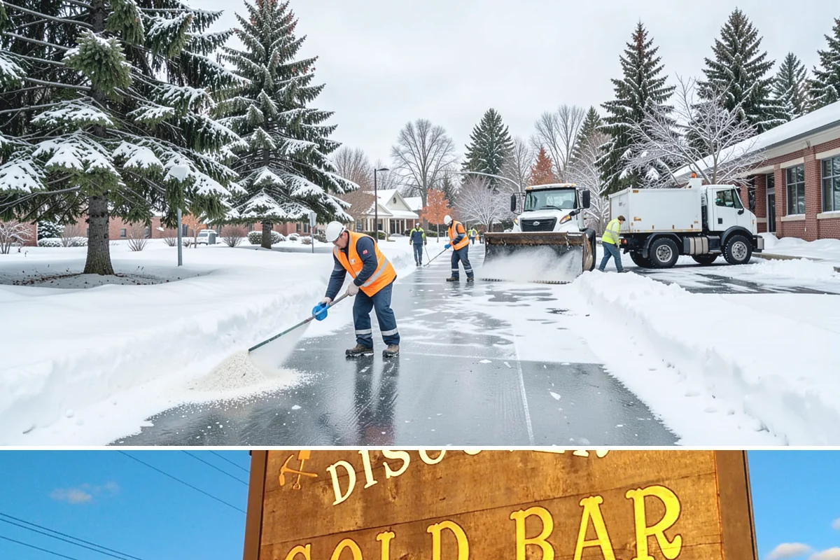 Business Entrance Clearing in Gold Bar, Snohomish County, WA - Entrance clearing matters most during January's freeze-thaw cycles when shaded doorways stay icy well into the day.