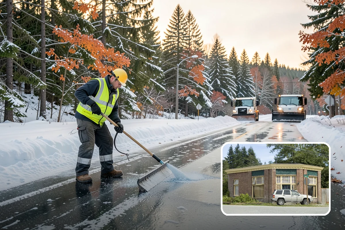 Business Entrance Clearing in Hamilton, Skagit County, WA - Safe, welcoming doorways for staff and customers