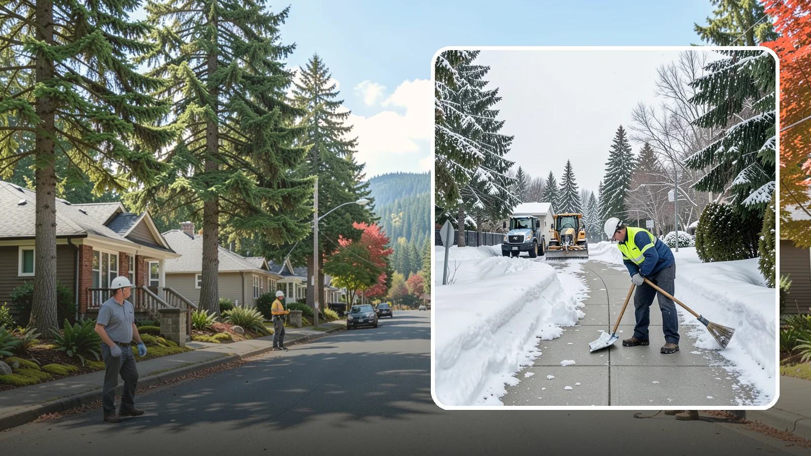 Business Entrance Clearing in Hunts Point, King County, WA - Keep your business's front doors, entry walks, and thresholds safe and welcoming through every Western Washington ice event.