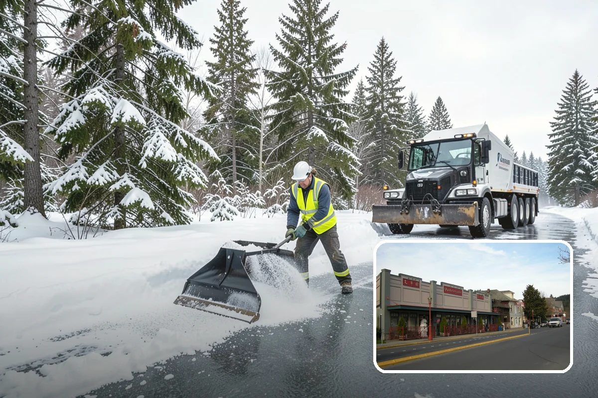 Business Entrance Clearing in Issaquah, King County, WA - Safe, welcoming doorways for staff and customers