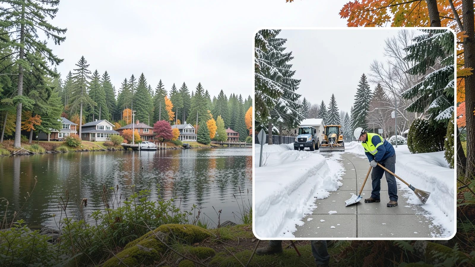 Business Entrance Clearing in La Conner, Skagit County, WA - Keep your business's front doors, entry walks, and thresholds safe and welcoming through every Western Washington ice event.