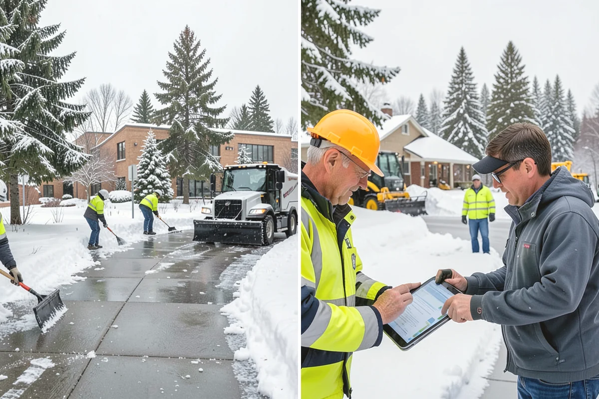 Business Entrance Clearing in La Conner, Skagit County, WA - Identify all customer and staff entry points
