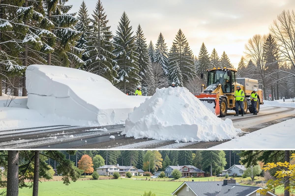 Business Entrance Clearing in Lyman, Skagit County, WA - Entrance clearing matters most during January's freeze-thaw cycles when shaded doorways stay icy well into the day.