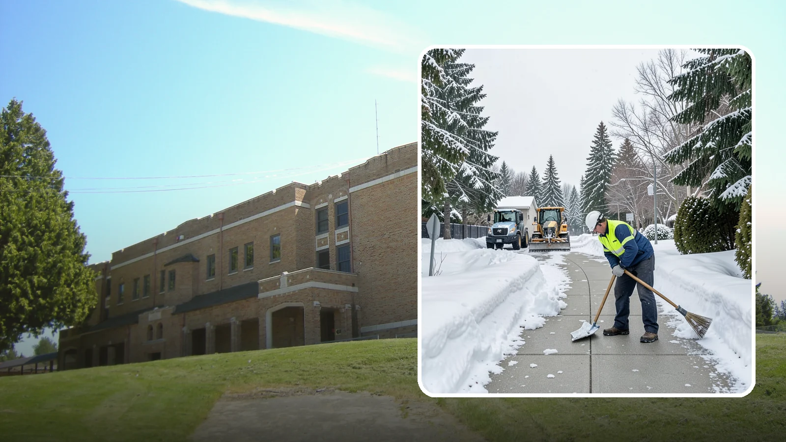 Business Entrance Clearing in Maple Valley, King County, WA - Keep your business's front doors, entry walks, and thresholds safe and welcoming through every Western Washington ice event.