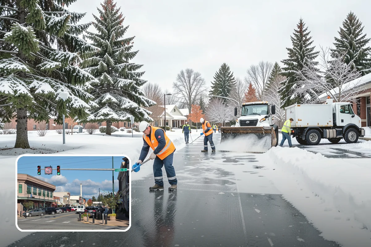 Business Entrance Clearing in Monroe, Snohomish County, WA - Safe, welcoming doorways for staff and customers