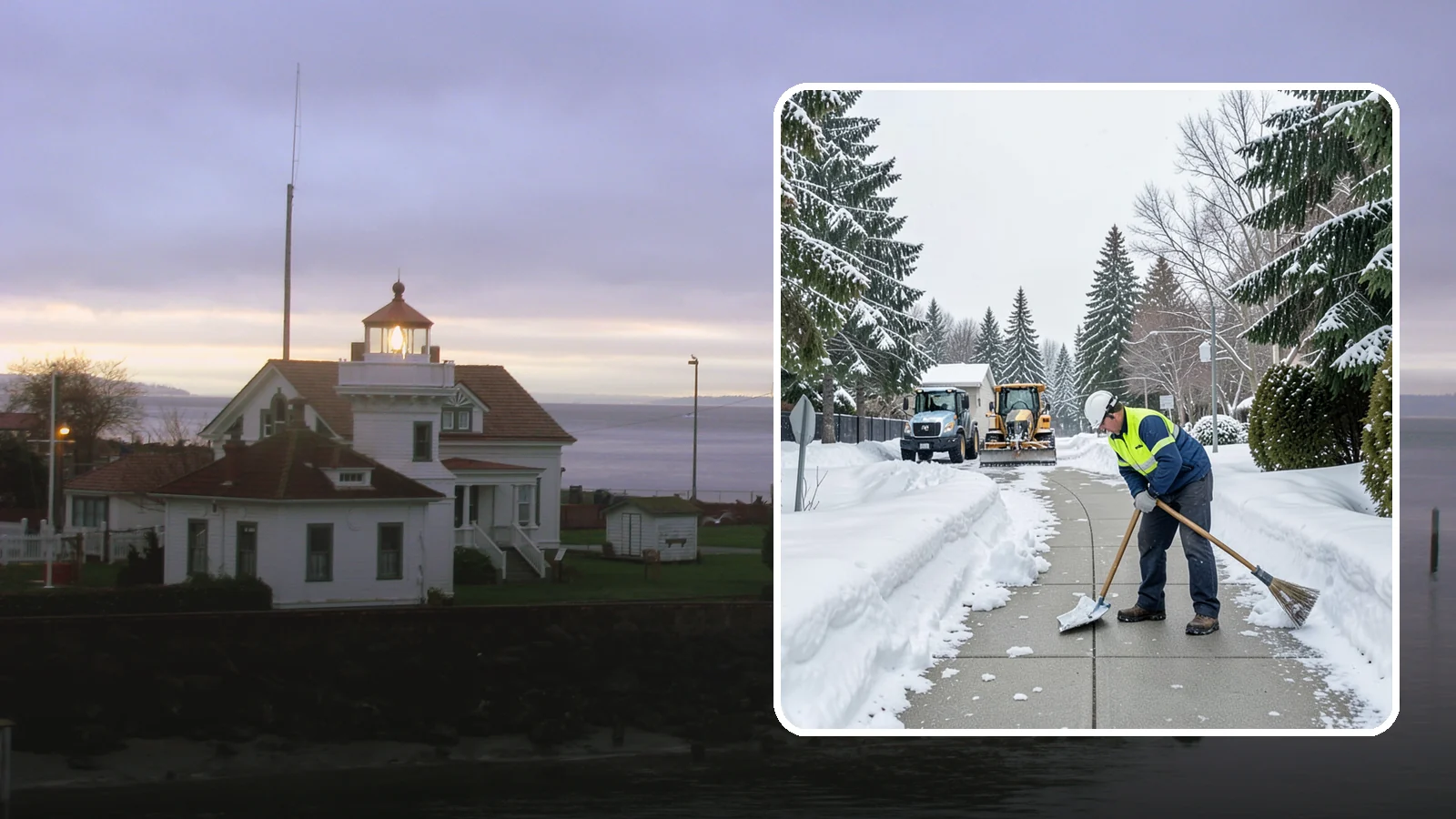 Business Entrance Clearing in Mukilteo, Snohomish County, WA - Keep your business's front doors, entry walks, and thresholds safe and welcoming through every Western Washington ice event.