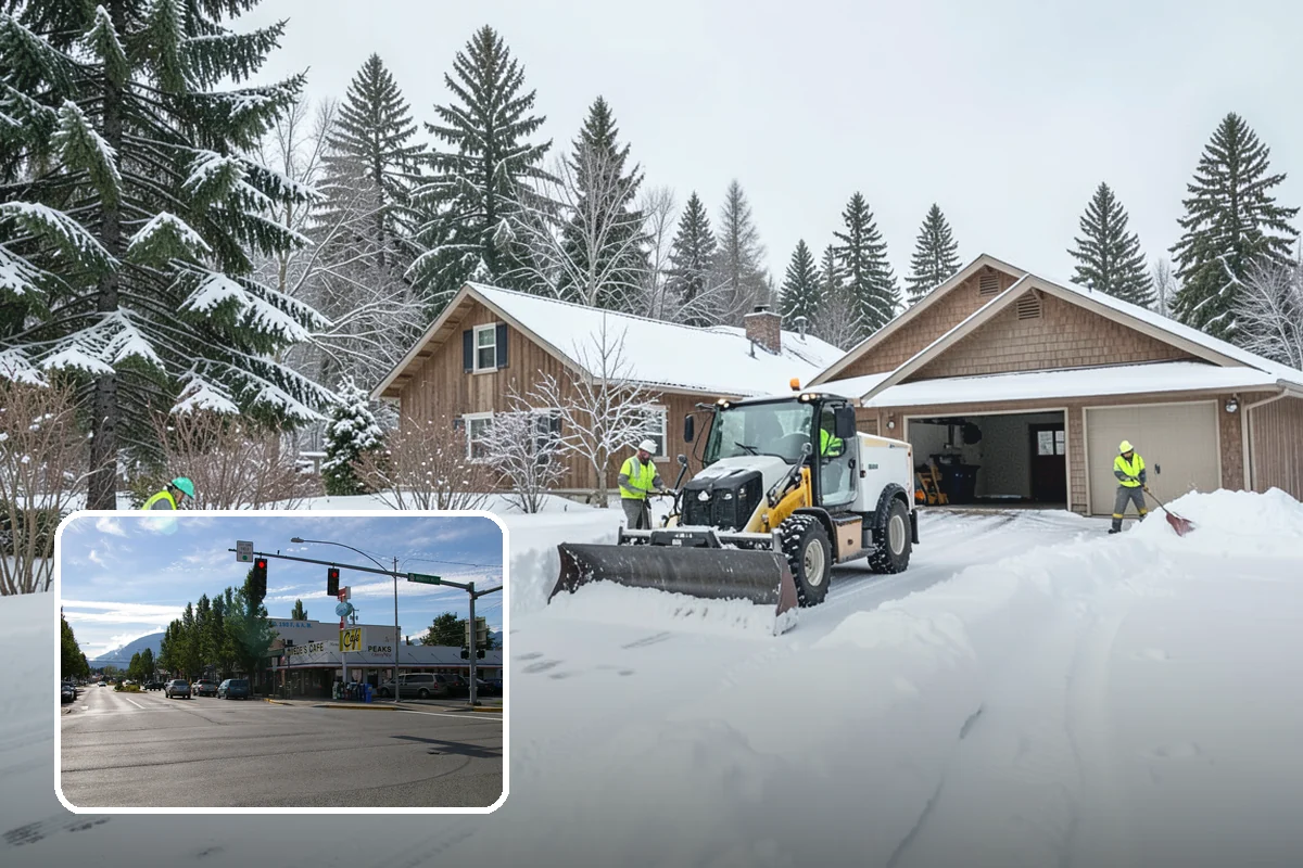 Business Entrance Clearing in North Bend, King County, WA - Safe, welcoming doorways for staff and customers