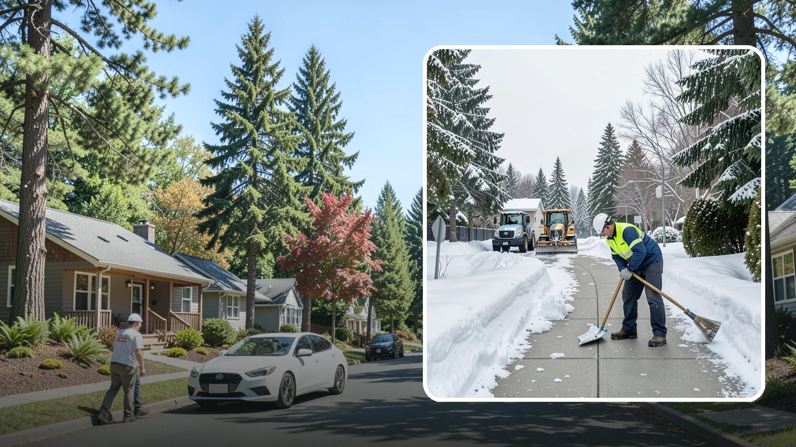 Business Entrance Clearing in Orting, Pierce County, WA - Keep your business's front doors, entry walks, and thresholds safe and welcoming through every Western Washington ice event.