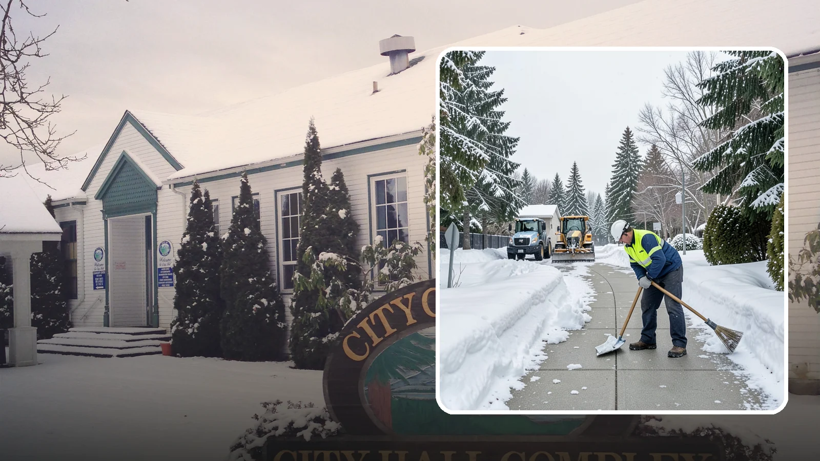 Business Entrance Clearing in Pacific, King County, WA - Keep your business's front doors, entry walks, and thresholds safe and welcoming through every Western Washington ice event.