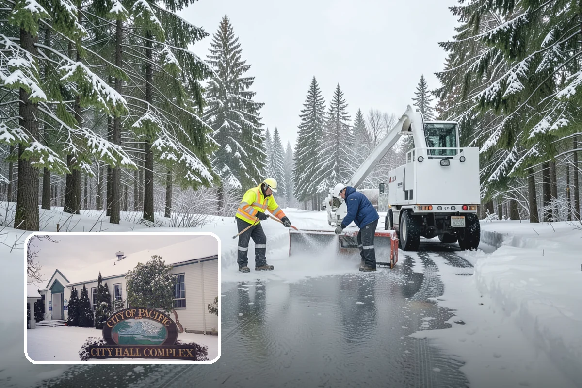 Business Entrance Clearing in Pacific, King County, WA - Safe, welcoming doorways for staff and customers