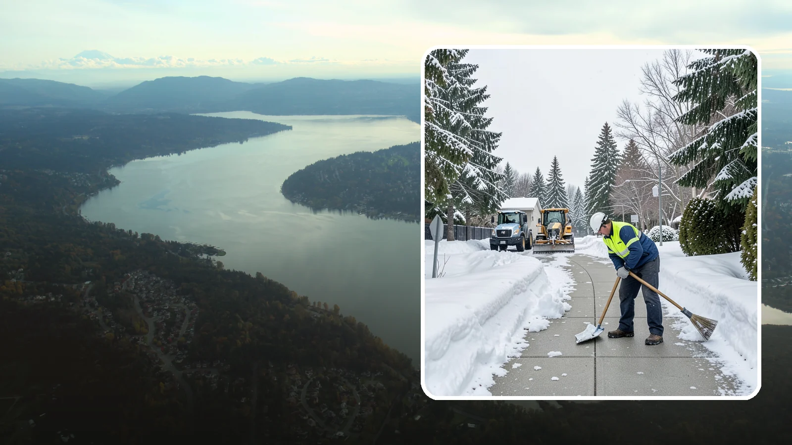 Business Entrance Clearing in Sammamish, King County, WA - Keep your business's front doors, entry walks, and thresholds safe and welcoming through every Western Washington ice event.