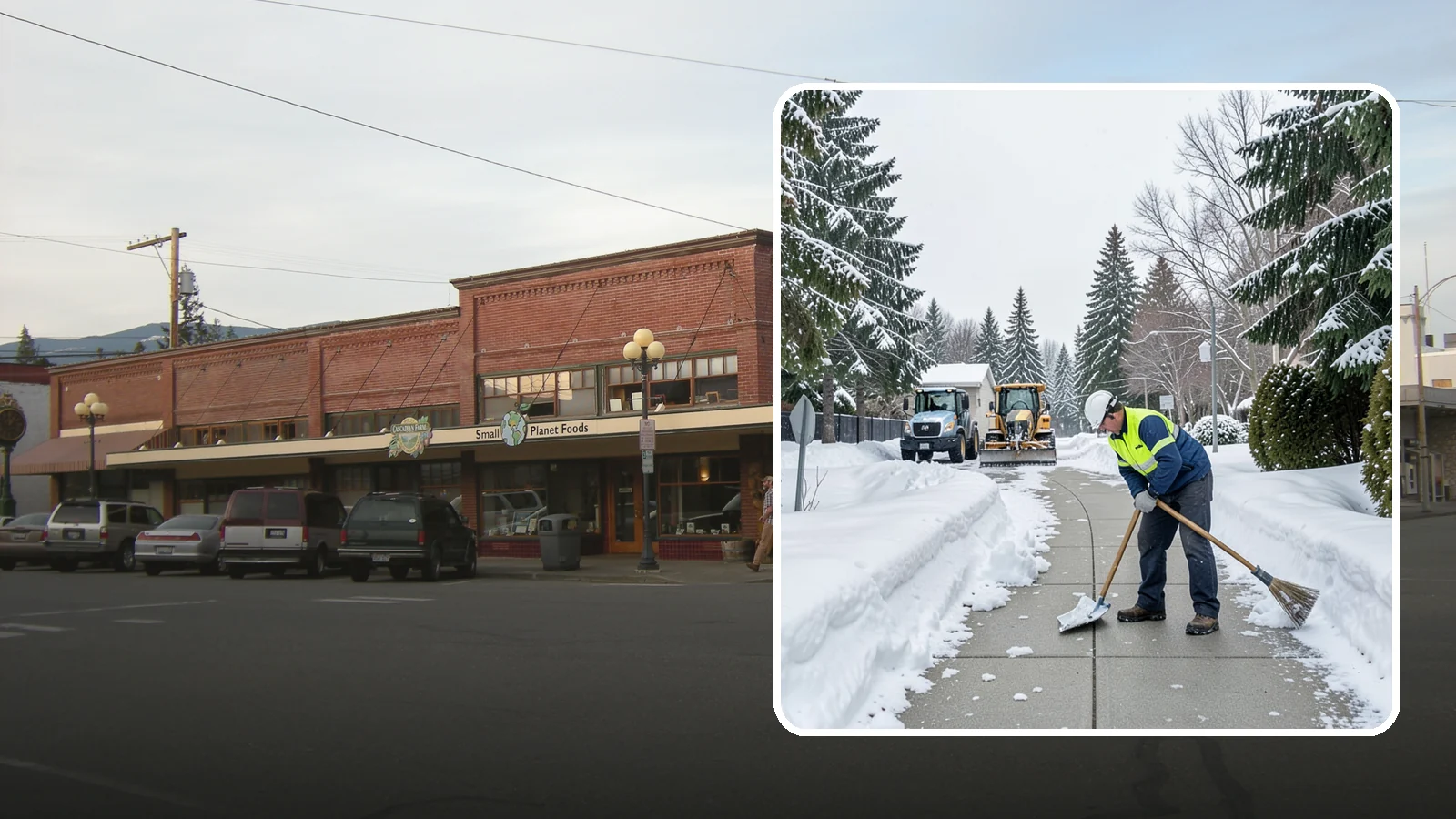 Business Entrance Clearing in Sedro-Woolley, Skagit County, WA - Keep your business's front doors, entry walks, and thresholds safe and welcoming through every Western Washington ice event.