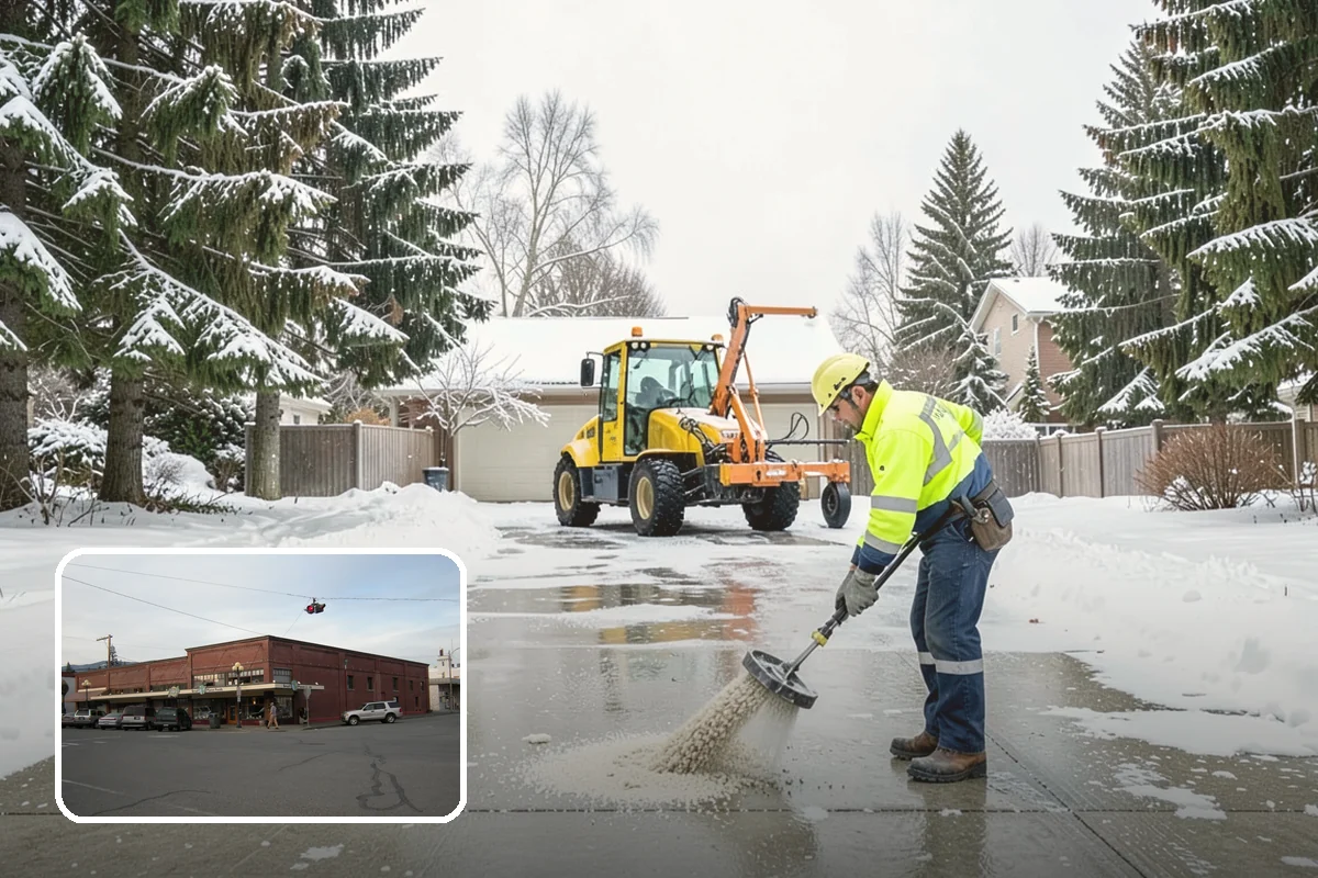 Business Entrance Clearing in Sedro-Woolley, Skagit County, WA - Safe, welcoming doorways for staff and customers