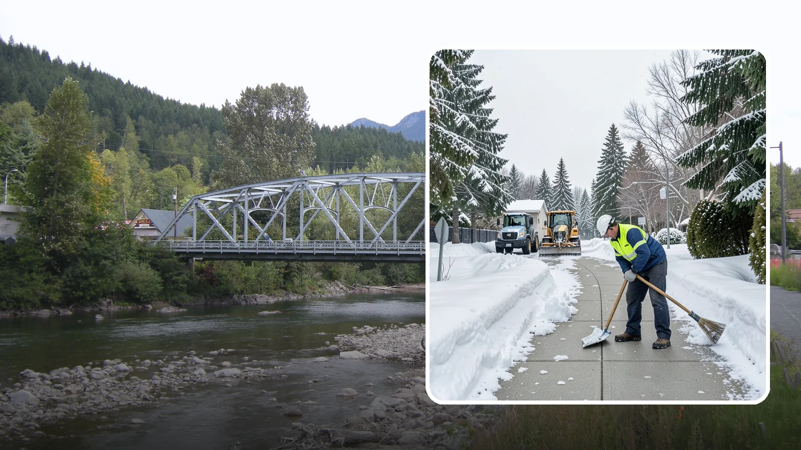 Business Entrance Clearing in Skykomish, King County, WA - Keep your business's front doors, entry walks, and thresholds safe and welcoming through every Western Washington ice event.