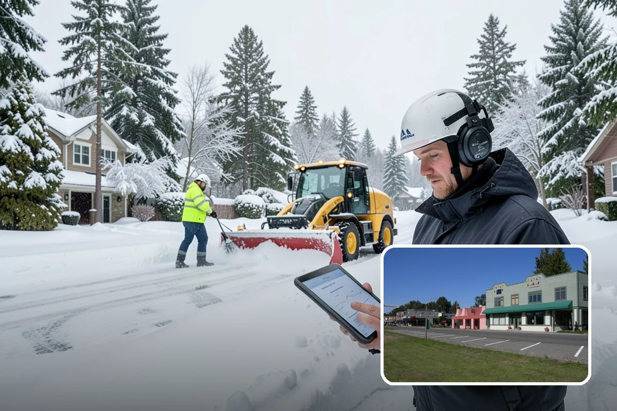 Business Entrance Clearing in Snoqualmie, King County, WA - Safe, welcoming doorways for staff and customers