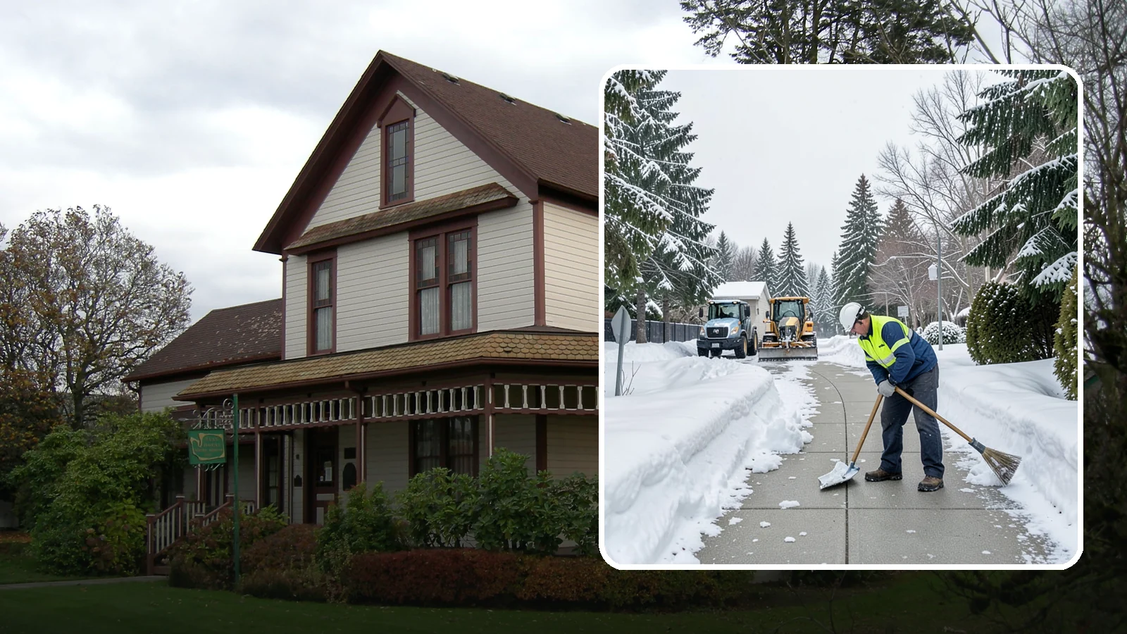 Business Entrance Clearing in Sumner, Pierce County, WA - Keep your business's front doors, entry walks, and thresholds safe and welcoming through every Western Washington ice event.
