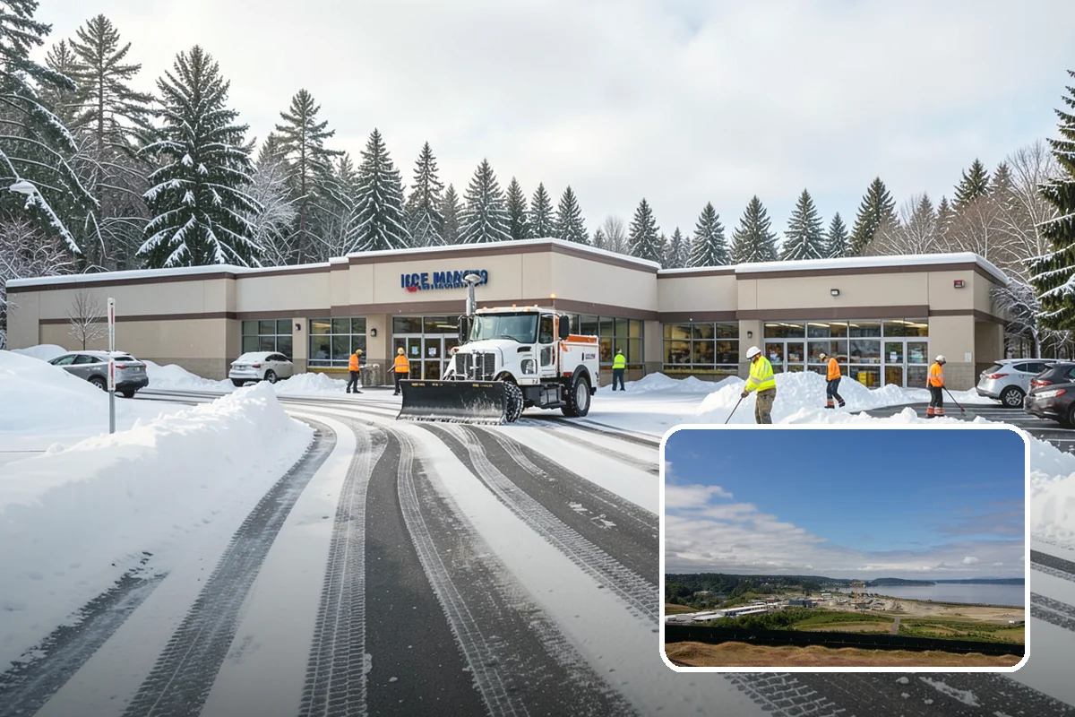 Business Entrance Clearing in University Place, Pierce County, WA - Safe, welcoming doorways for staff and customers