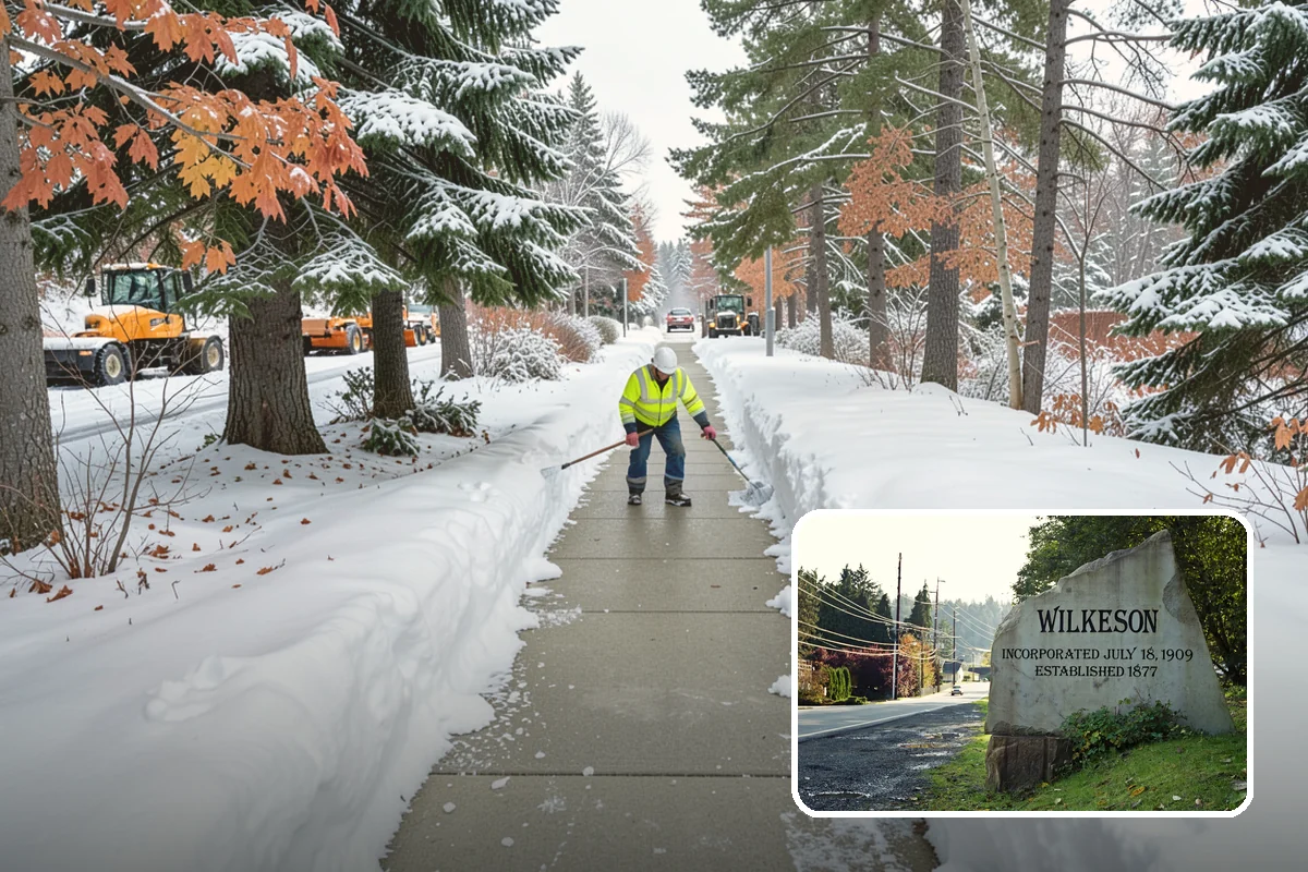 Business Entrance Clearing in Wilkeson, Pierce County, WA - Safe, welcoming doorways for staff and customers