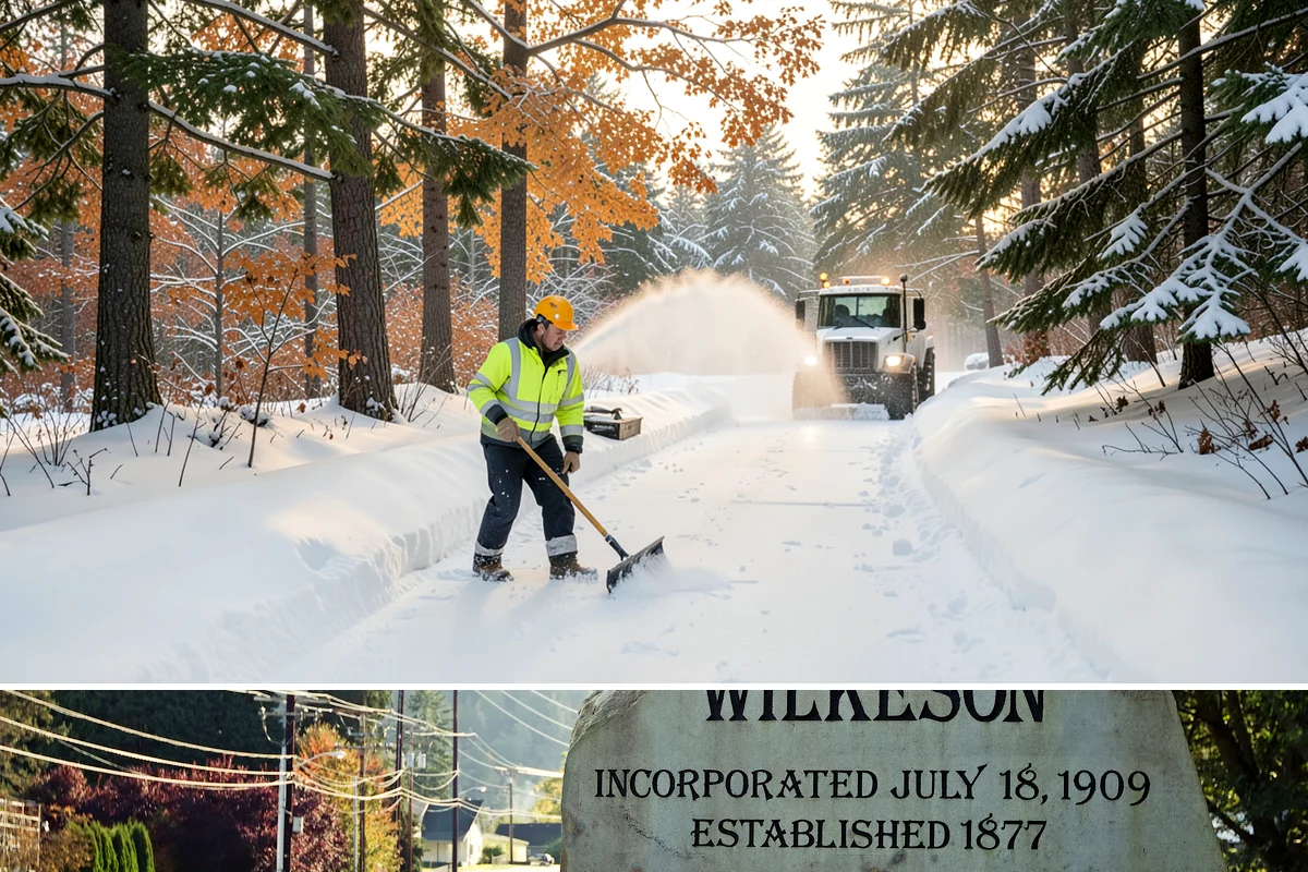 Business Entrance Clearing in Wilkeson, Pierce County, WA - Entrance clearing matters most during January's freeze-thaw cycles when shaded doorways stay icy well into the day.