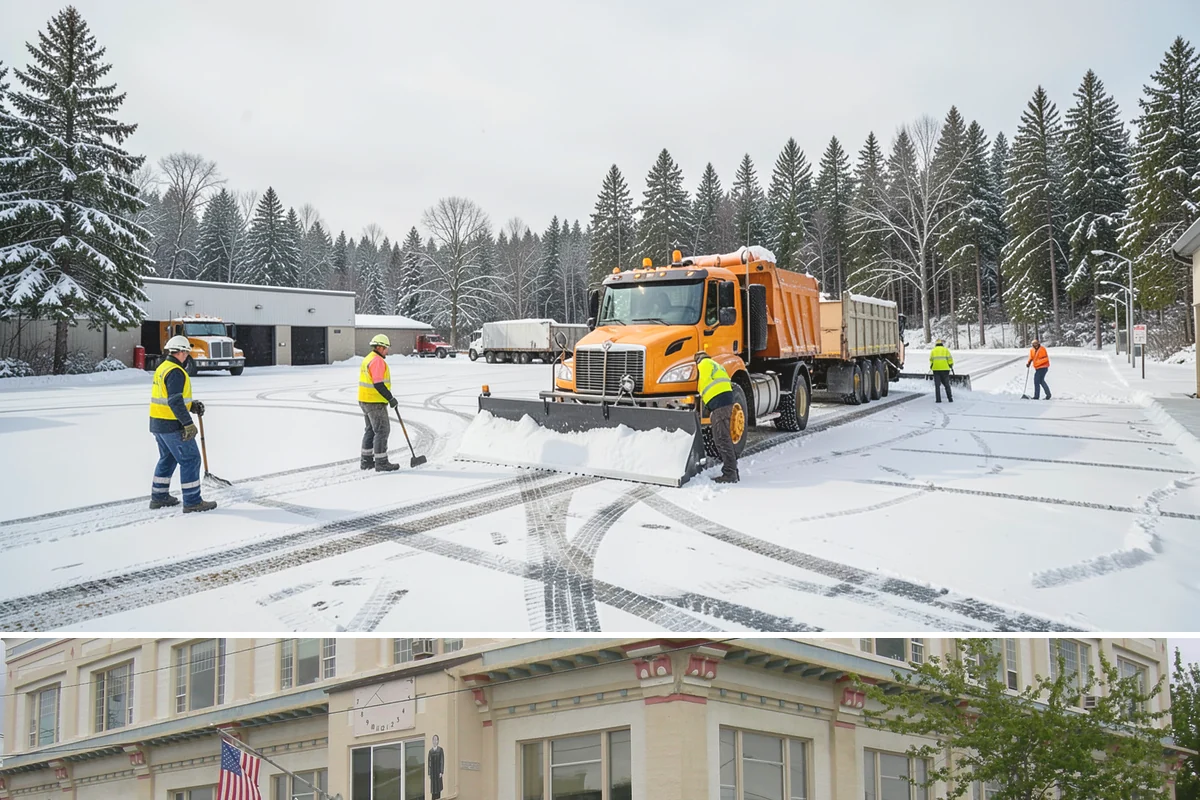 Business Park Deicing in Anacortes, Skagit County, WA - Coverage runs the winter season with commute-focused readiness during the freezing-rain events that stall lowland business...