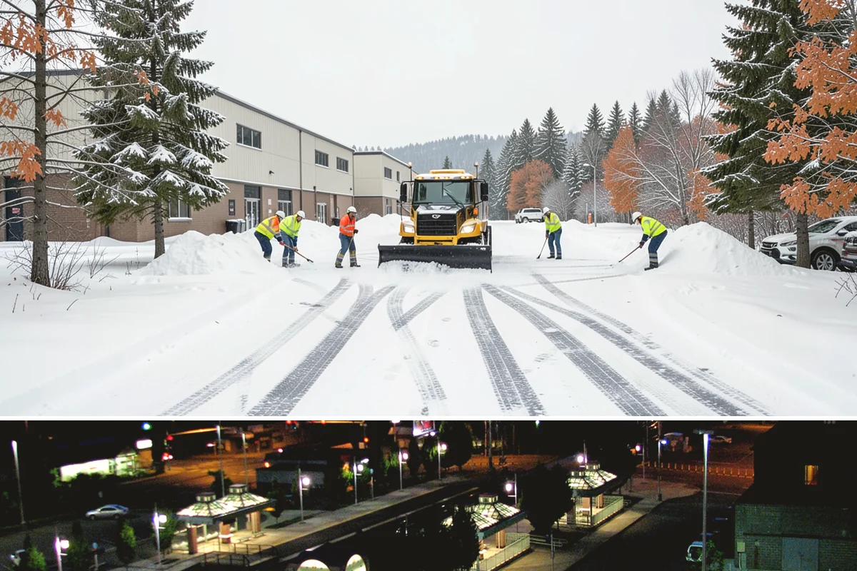 Business Park Deicing in Auburn, King County, WA - Coverage runs the winter season with commute-focused readiness during the freezing-rain events that stall lowland business...