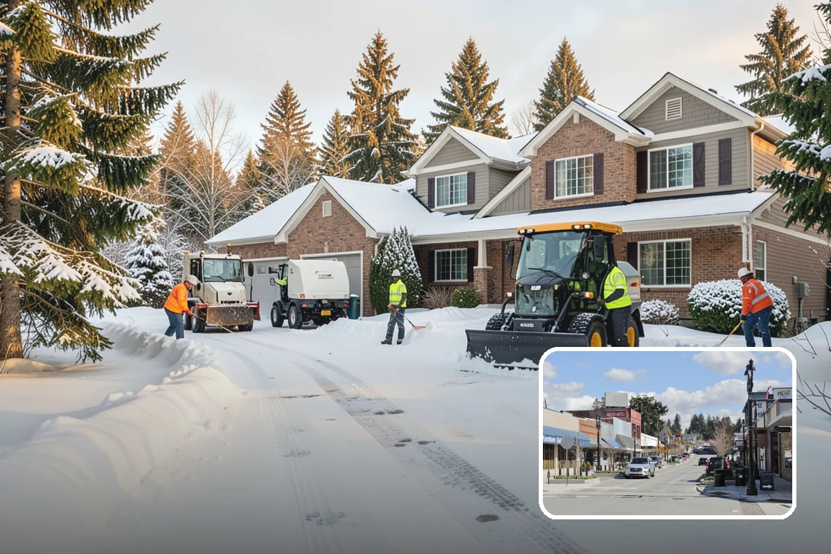 Business Park Deicing in Bothell, King County, WA - Coordinates ice control across every building and tenant