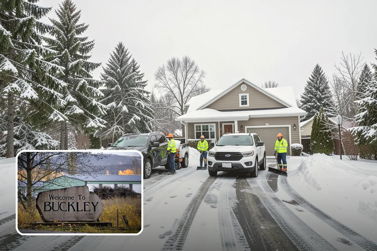 Business Park Deicing in Buckley, Pierce County, WA - Coordinates ice control across every building and tenant