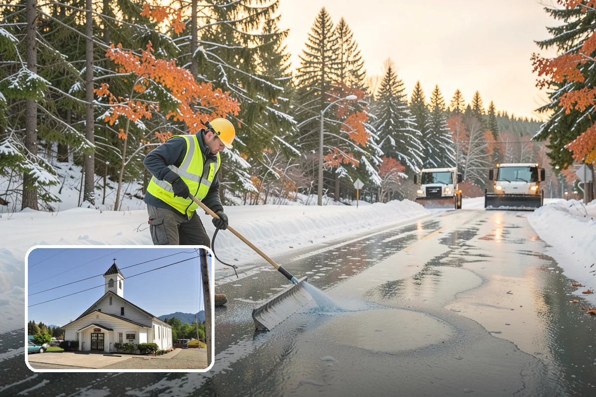 Business Park Deicing in Concrete, Skagit County, WA - Coordinates ice control across every building and tenant
