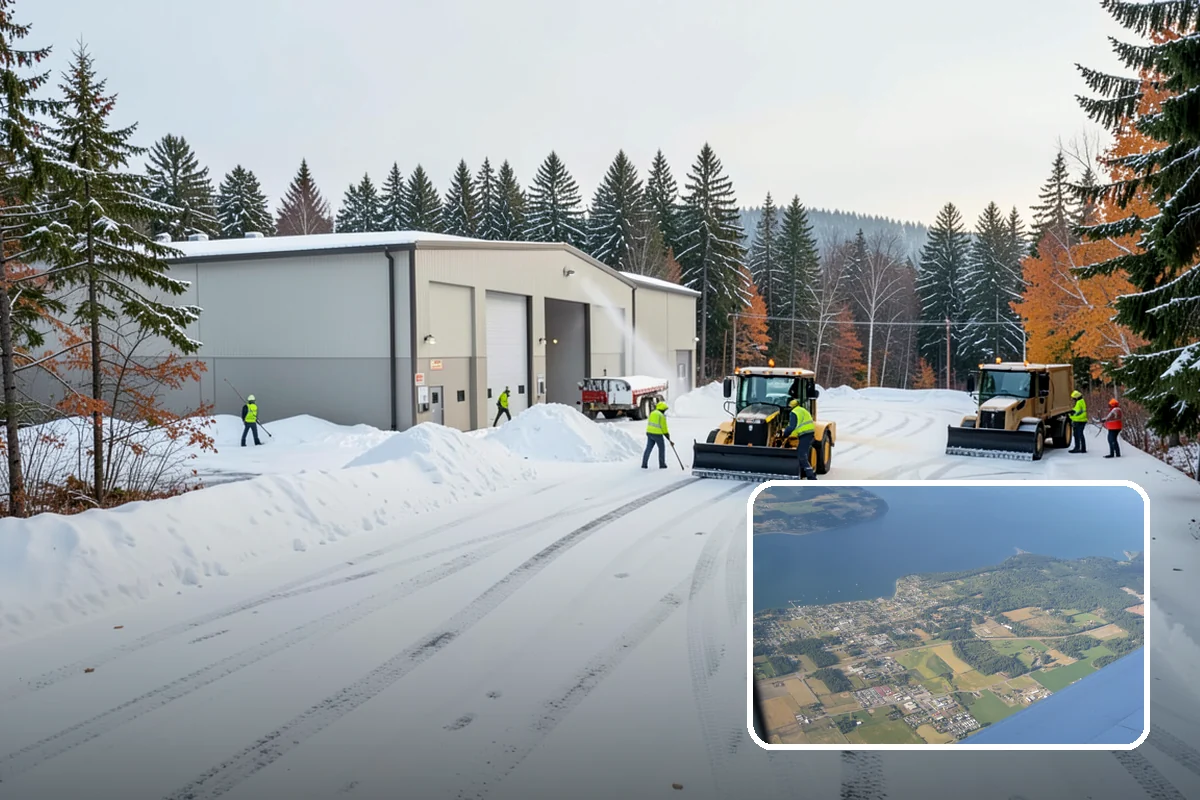 Business Park Deicing in Coupeville, Island County, WA - Coordinates ice control across every building and tenant
