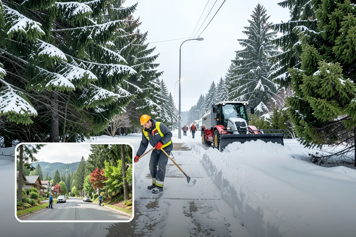 Business Park Deicing in Darrington, Snohomish County, WA - Coordinates ice control across every building and tenant