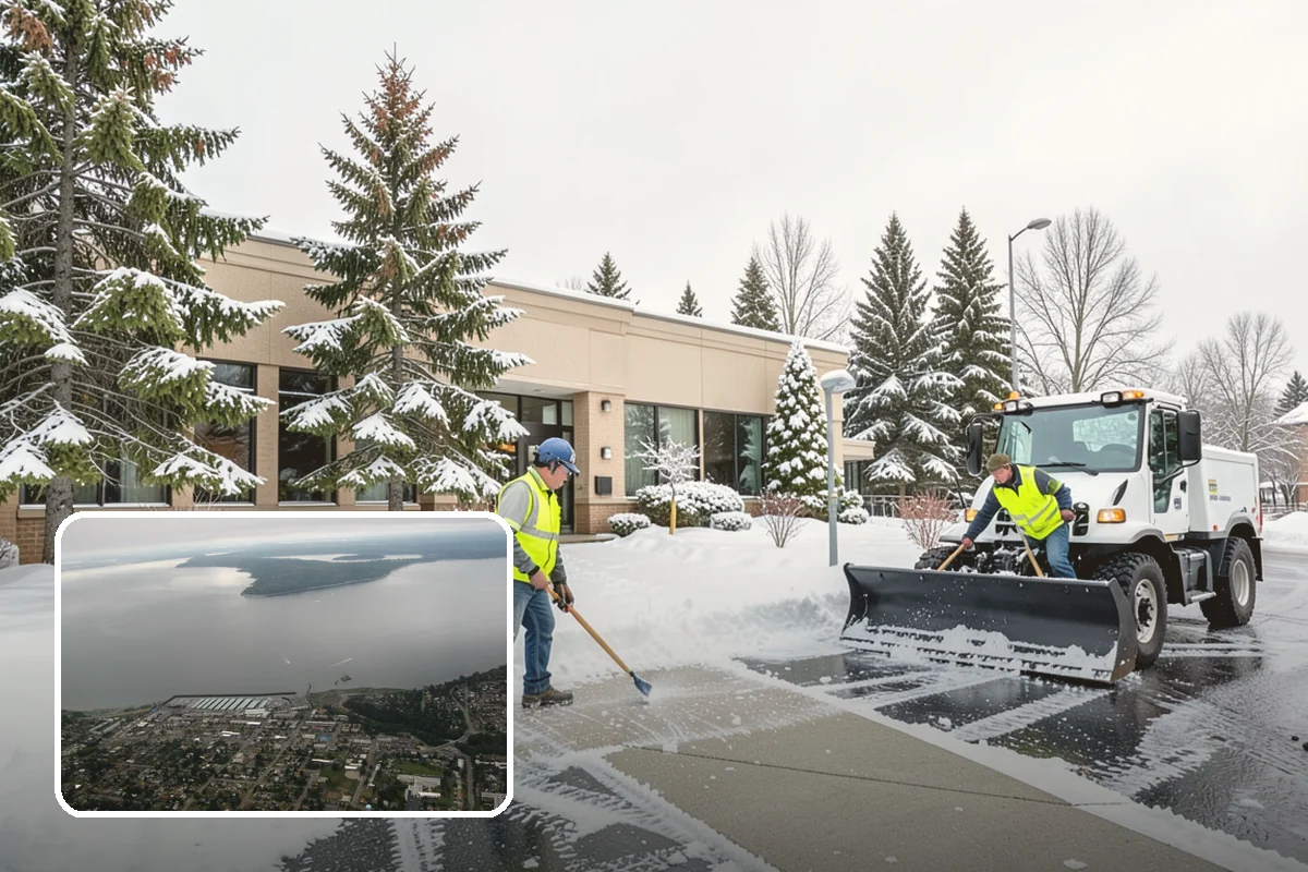 Business Park Deicing in Des Moines, King County, WA - Coordinates ice control across every building and tenant