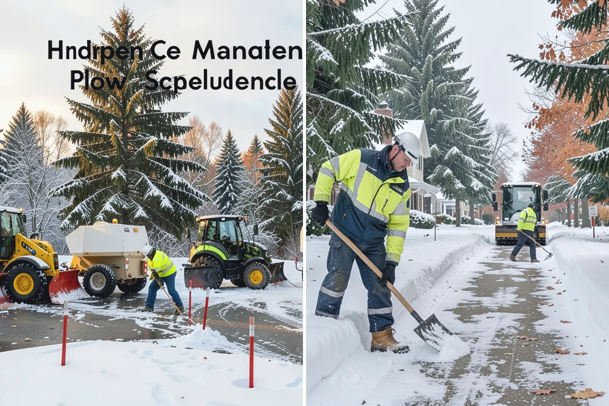 Business Park Deicing in Des Moines, King County, WA - Map internal drives, entrances, and cross-park walks with management