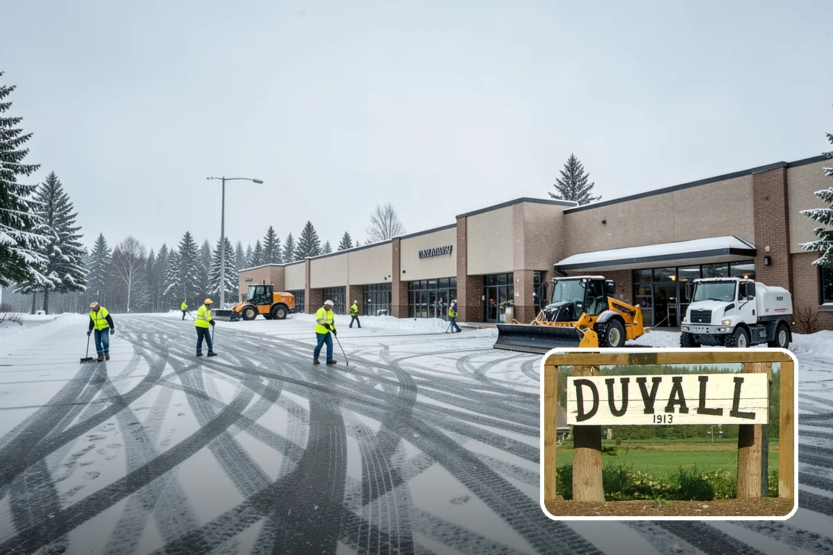 Business Park Deicing in Duvall, King County, WA - Coordinates ice control across every building and tenant