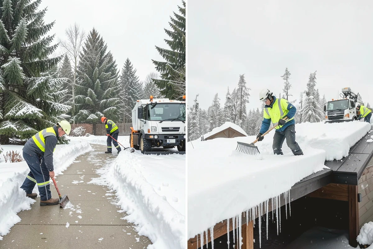Business Park Deicing in Duvall, King County, WA - Map internal drives, entrances, and cross-park walks with management