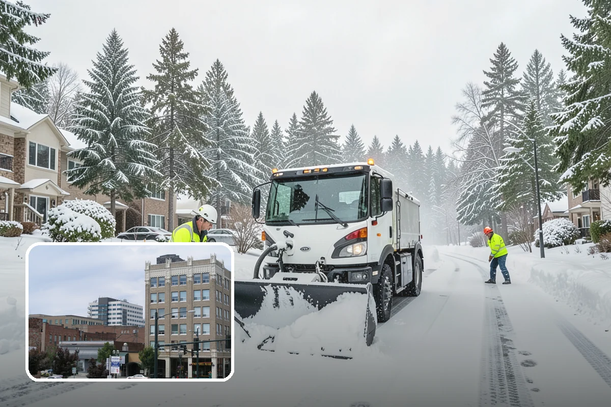 Business Park Deicing in Everett, Snohomish County, WA - Coordinates ice control across every building and tenant