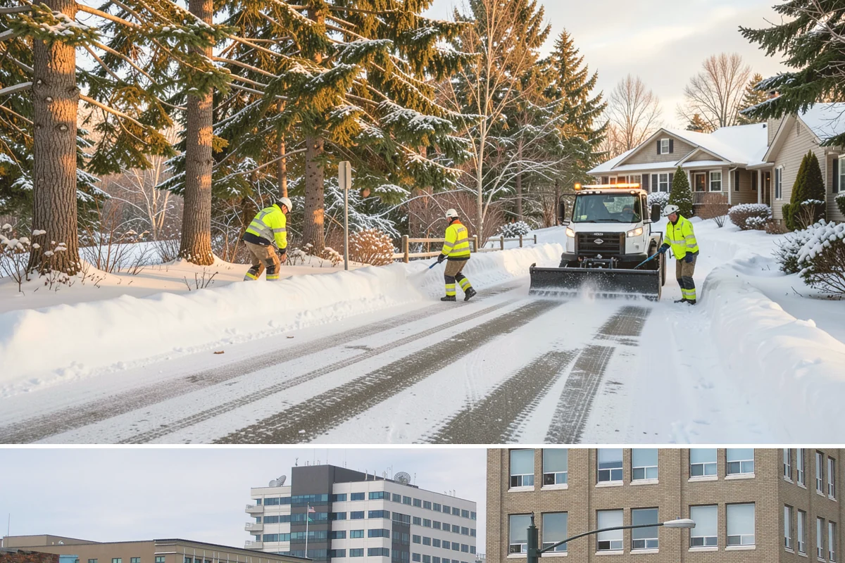 Business Park Deicing in Everett, Snohomish County, WA - Coverage runs the winter season with commute-focused readiness during the freezing-rain events that stall lowland business...
