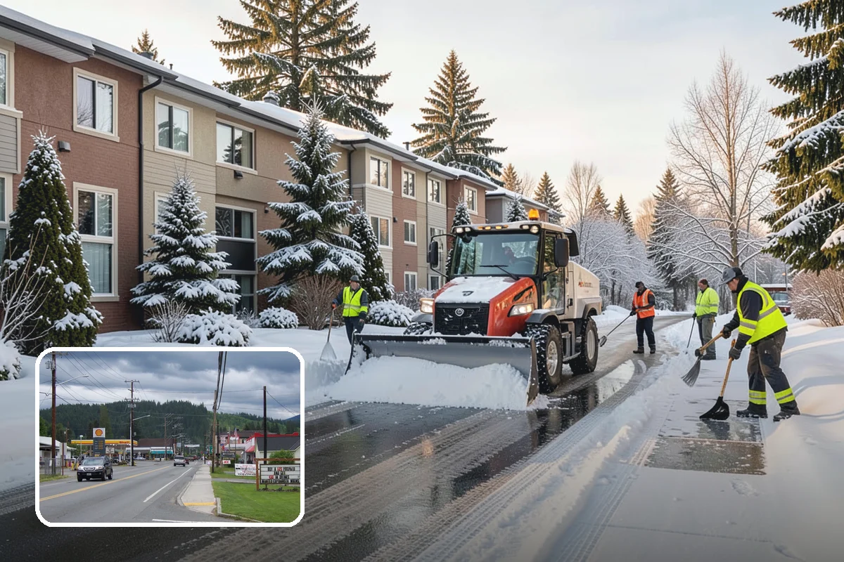 Business Park Deicing in Granite Falls, Snohomish County, WA - Coordinates ice control across every building and tenant