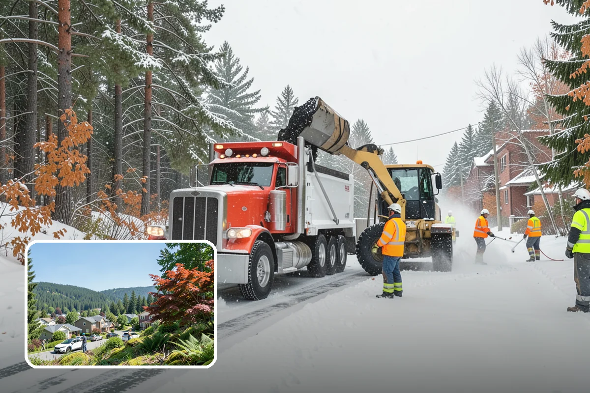 Business Park Deicing in Index, Snohomish County, WA - Coordinates ice control across every building and tenant
