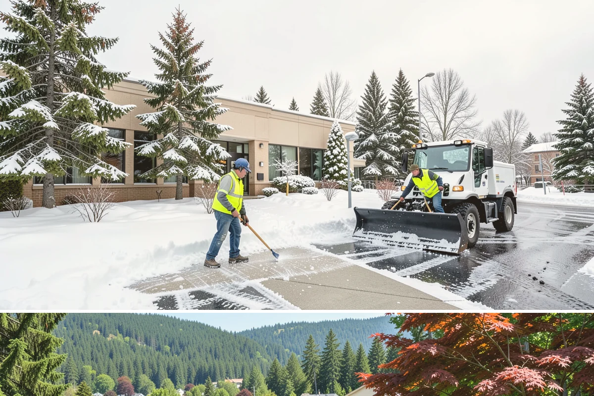 Business Park Deicing in Index, Snohomish County, WA - Coverage runs the winter season with commute-focused readiness during the freezing-rain events that stall lowland business...