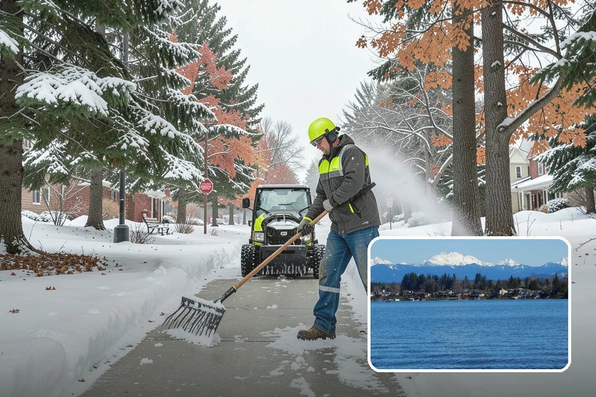 Business Park Deicing in Lake Stevens, Snohomish County, WA - Coordinates ice control across every building and tenant